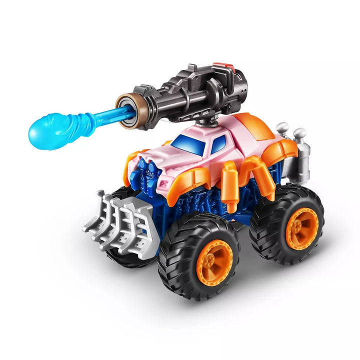 5 Surprise Monster Trucks Color Change Capsule with Mini Figures