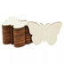 Juvale 24 Pack Unfinished Wood Butterfly Cutouts for Crafts, 2.5Mm DIY Wooden Butterflies Slice Pieces, 3.7 X 2.7 Inches