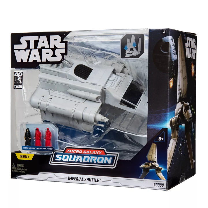 Star Wars Micro Galaxy Squadron Imperial Shuttle with 3Pk Mini Figure Set