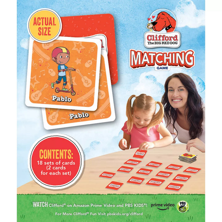 Masterpieces Kids Games - Clifford the Big Red Dog Matching Game.