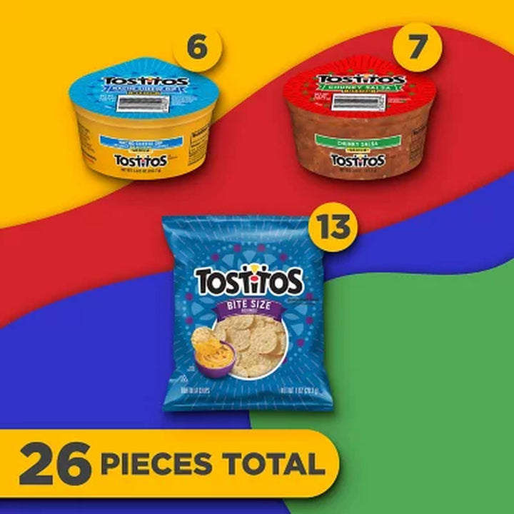 Tostitos Chips & Dip Mix, Variety Pack Snacks, 26 Pk.