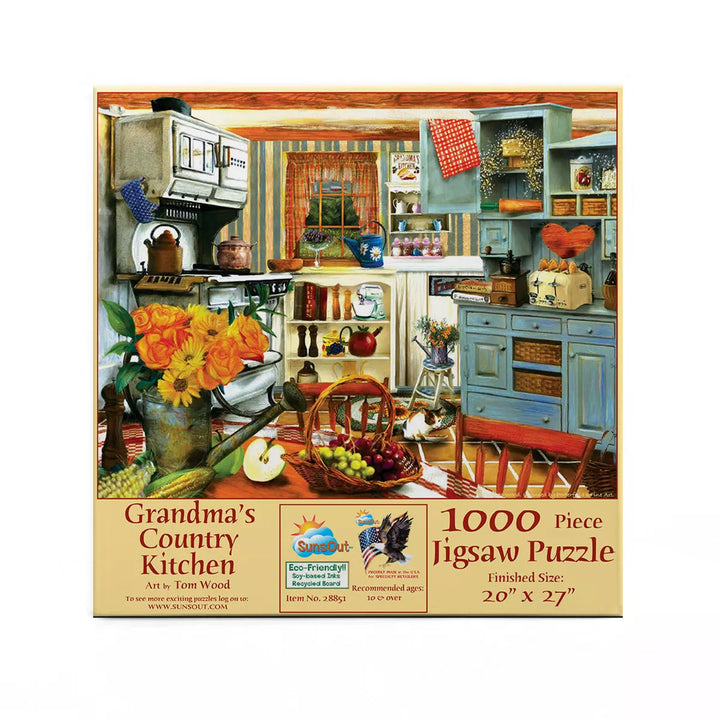 Sunsout Grandma'S Country Kitchen 1000 Pc Jigsaw Puzzle 28851