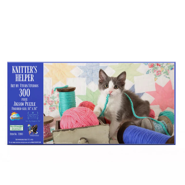 Sunsout Knitter'S Helper 300 Pc Jigsaw Puzzle 72103