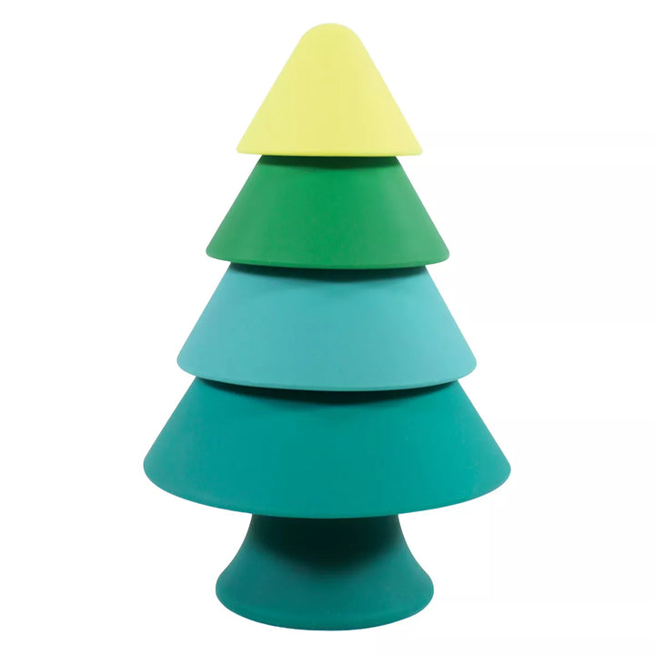 Hudson Baby Silicone Stacking Toy, Tree, One Size
