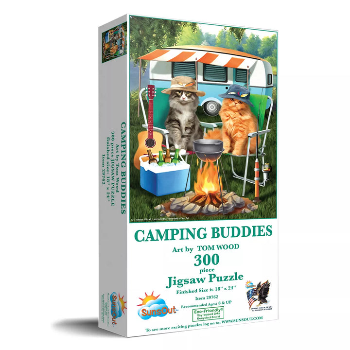 Sunsout Camping Buddies 300 Pc Jigsaw Puzzle 29762