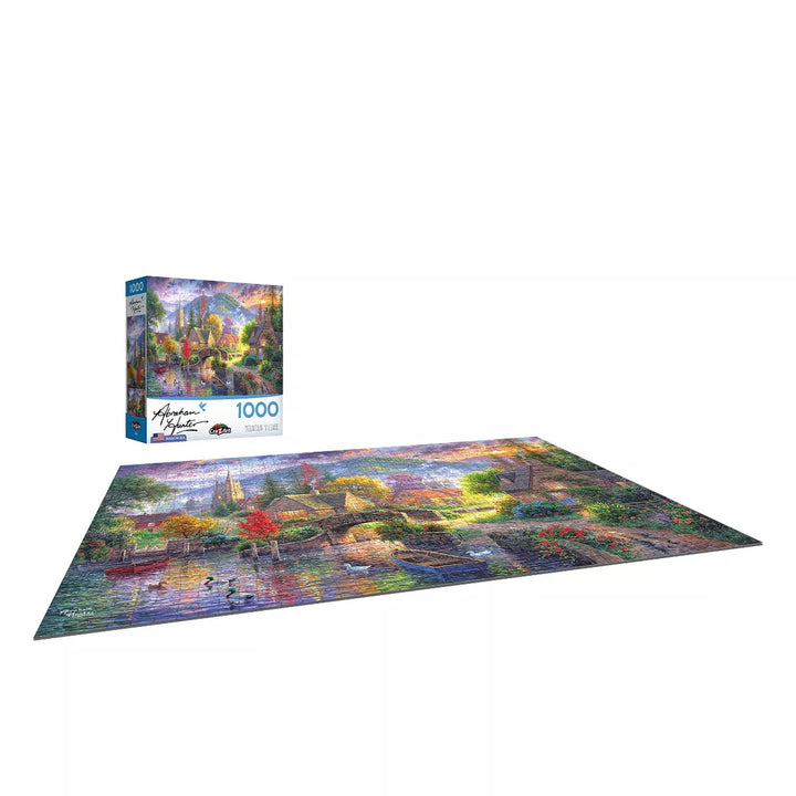 Abraham Hunter 1000 Pc Jigsaw Puzzle - Mountain Village