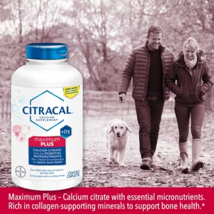 Citracal Calcium Citrate Caplets + D3 280 Ct.