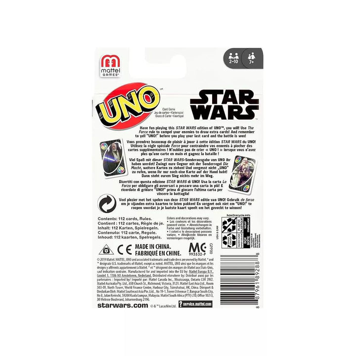 Mattel UNO Card Games - Star Wars the Mandalorian