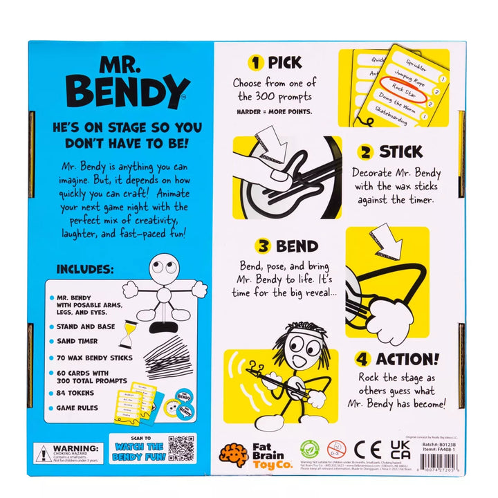 Fat Brain Toys Mr. Bendy Game