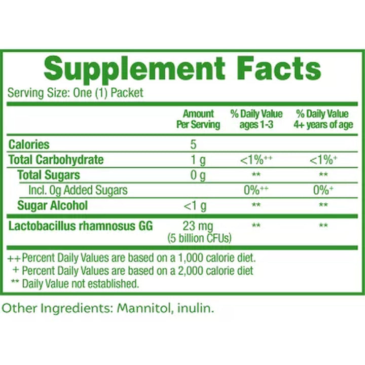 Culturelle Kids Purely Probiotics Packets 60 Ct.