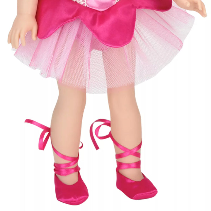 Sophia'S - 14.5" Doll - Girl Fuchsia Classic Ballet Gown Set