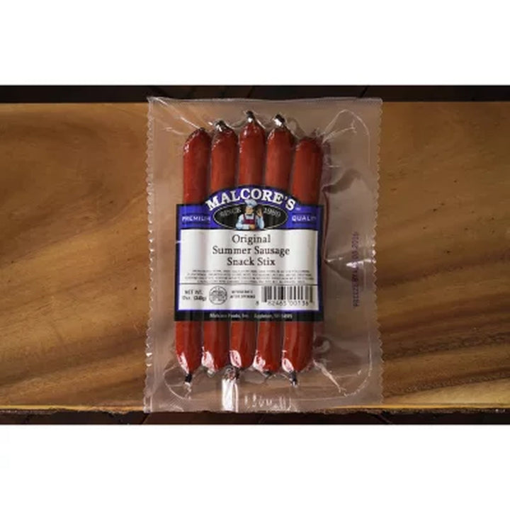 Malcore'S Summer Sausage Snack Stix, Original 12 Oz., 10 Ct.