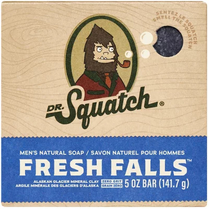 Dr. Squatch Natural Bar Soap, Variety Pack, 5.0 Oz., 6 Pk.