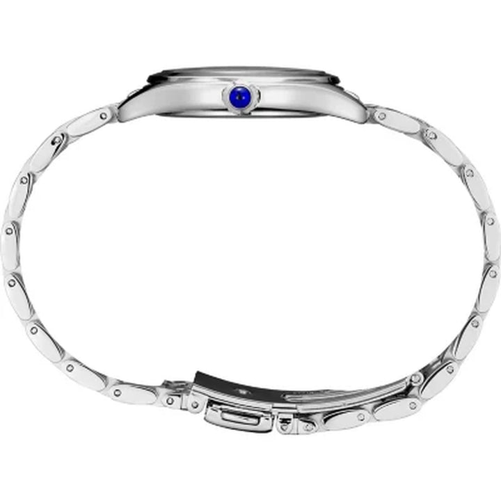 Seiko Women'S Stainless Steel White Dial Watch