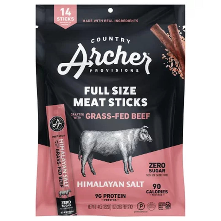 Country Archer Himalayan Salt Beef Sticks 1 Oz., 14 Pk.