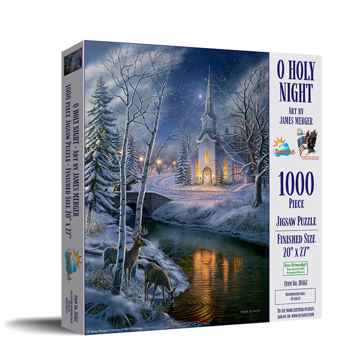 Sunsout O Holy Night 1000 Pc Christmas Jigsaw Puzzle 28462