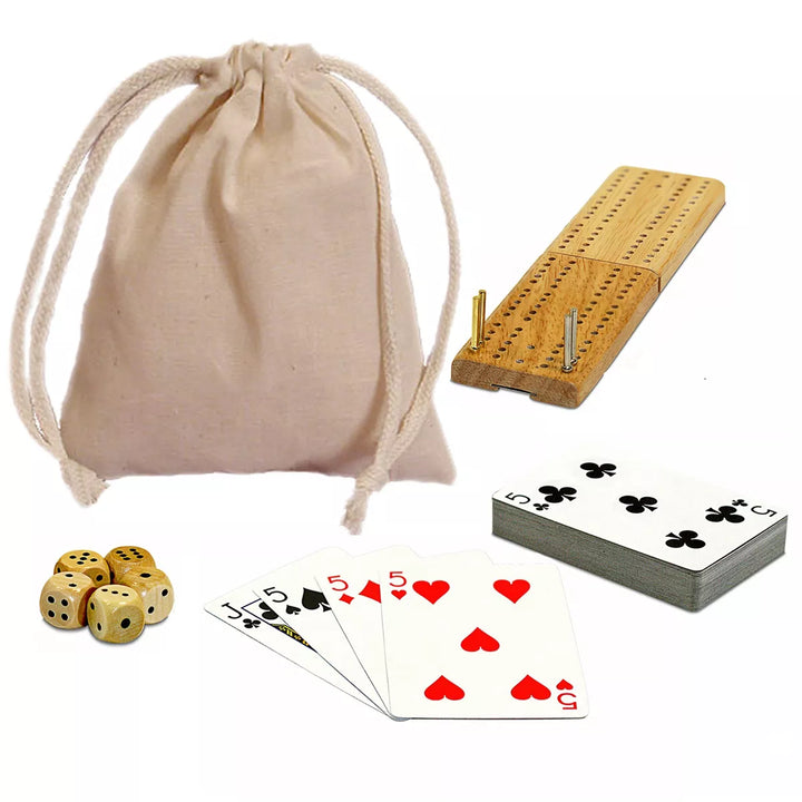 WE Games Cribbage and More Travel Game Pack