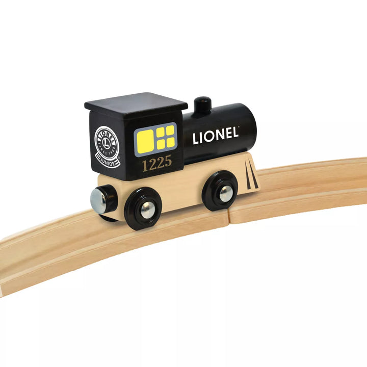 Masterpieces Officially Licensed Lionel Wooden Toy Train Engine for Kids.