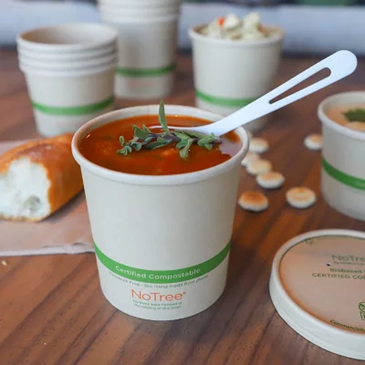 World Centric TPLA Compostable Plant-Based Spoons, 6" 250 Ct.