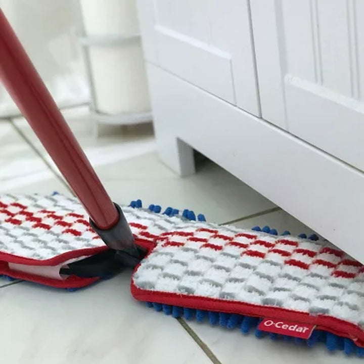 O-Cedar Hardwood Floor 'N More Microfiber Flip Mop with Extra Refill