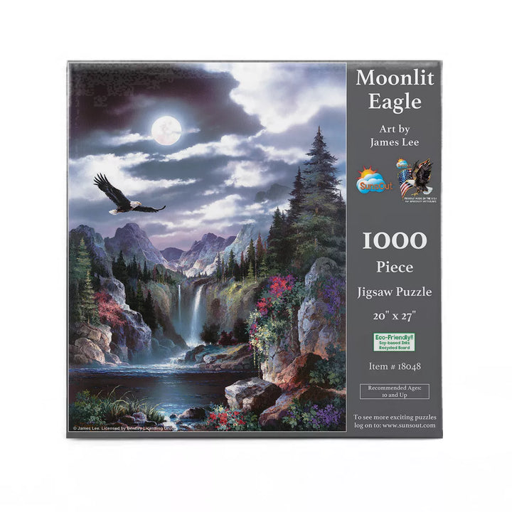 Sunsout Moonlit Eagle 1000 Pc Jigsaw Puzzle 18048