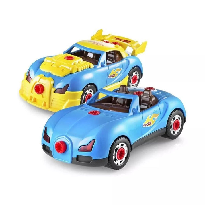 Take Apart Racing Car Toys - Racing Car with Drill, Engine Sounds and Lights - 30 Piece Race Car Take Apart Set - Play22Usa