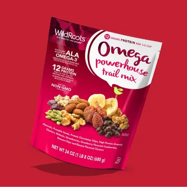 Wildroots Omega Powerhouse Trail Mix, 24 Oz.