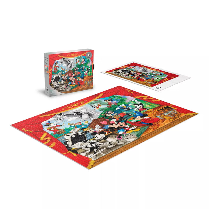 Silver Select Disney Mickey through the Years 1000Pc Puzzle