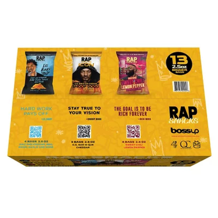 Rap Snacks Gold Variety Pack Chips 2.5 Oz., 13 Ct.