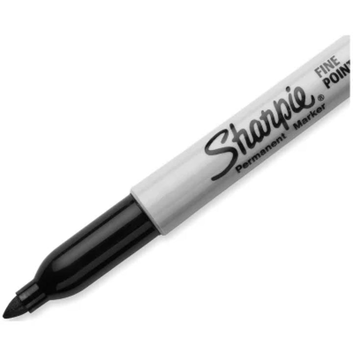 Sharpie Fine Permanent Marker, Black 5 Ct.