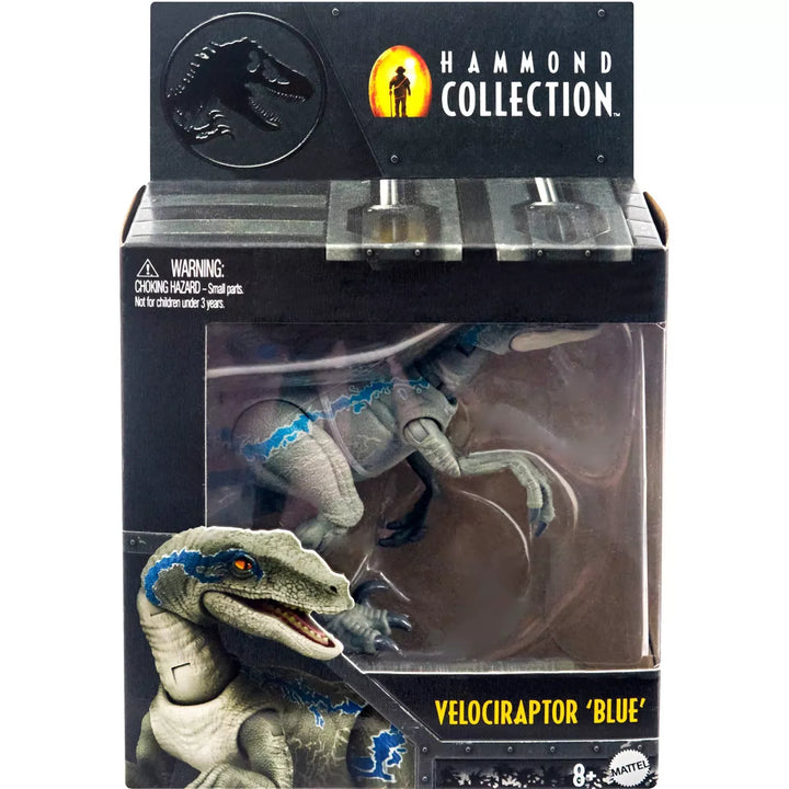 Jurassic World Hammond Collection Velociraptor Blue Action Figure