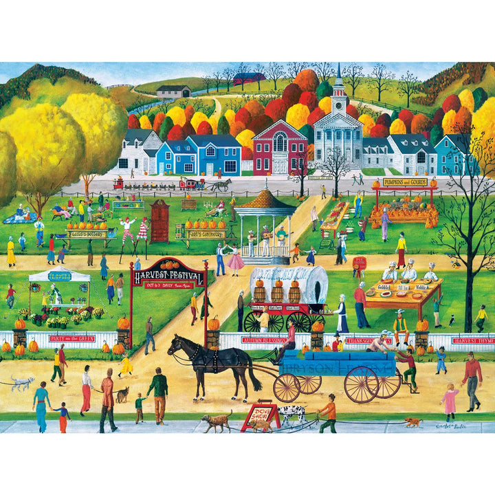 Masterpieces 300 Piece EZ Grip Jigsaw Puzzle - Harvest Festival - 18"X24".