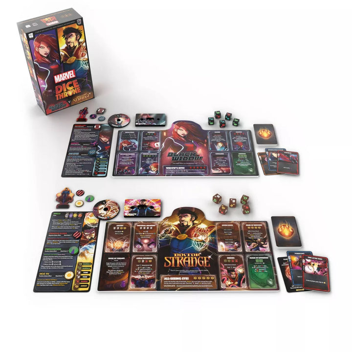 Dice Throne Game: MARVEL Black Widow Vs. Dr. Strange