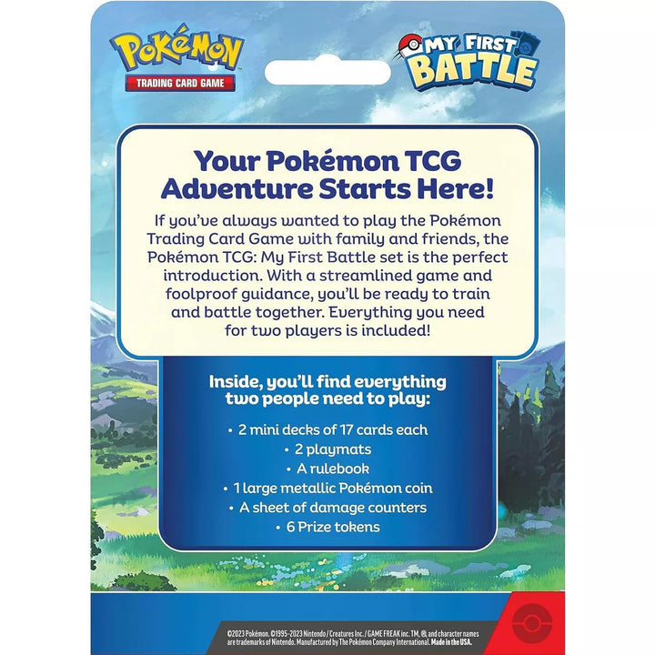 Pokémon TCG: My First Battle—Pikachu and Bulbasaur (Starter Kit Including 2 Ready-To-Play Mini Decks & Accessories) - Great for Beginners