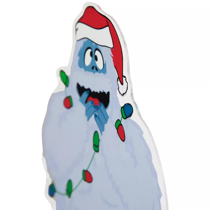 Northlight Bumble Wrapped in Lights Double Sided Christmas Window Cling Decoration