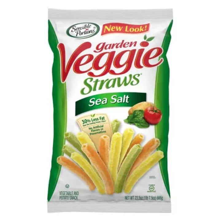 Sensible Portions Sea Salt Garden Veggie Straws 23.5 Oz.