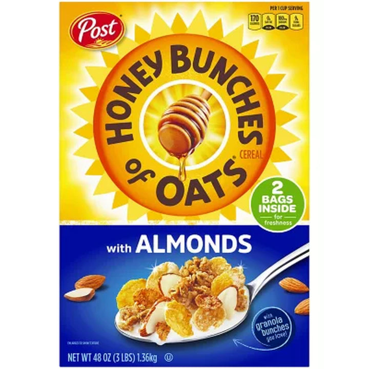 Honey Bunches of Oats with Crispy Almonds 48 Oz., 2 Pk.