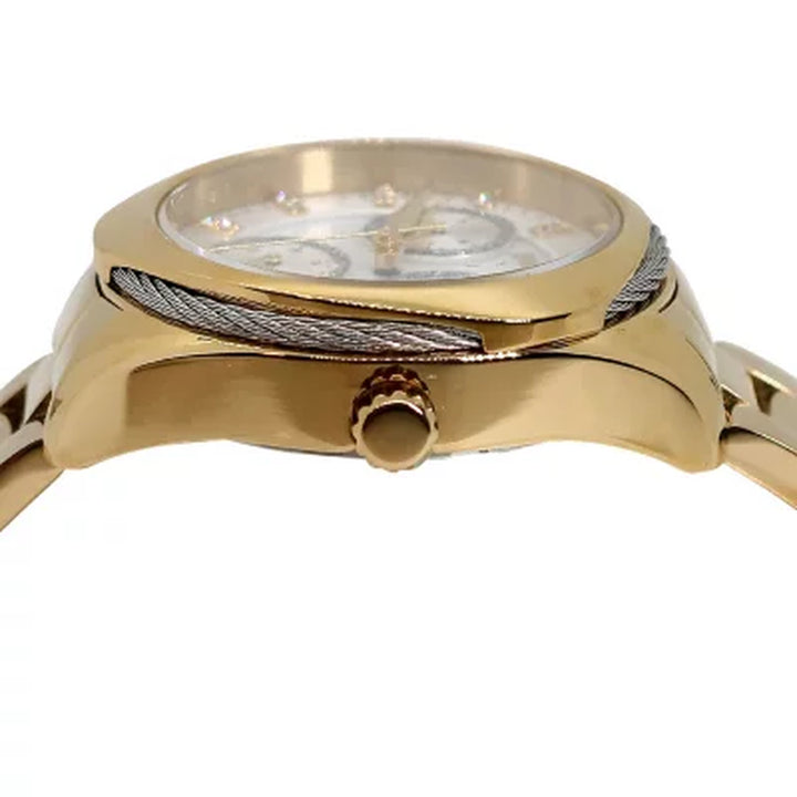 Invicta Women'S Bolt Quartz 34Mm Gold, White Dial