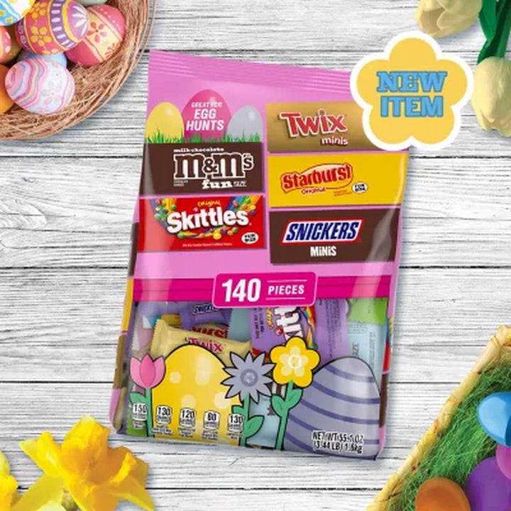Mars Easter Variety Pack Candy, 140 Pcs.