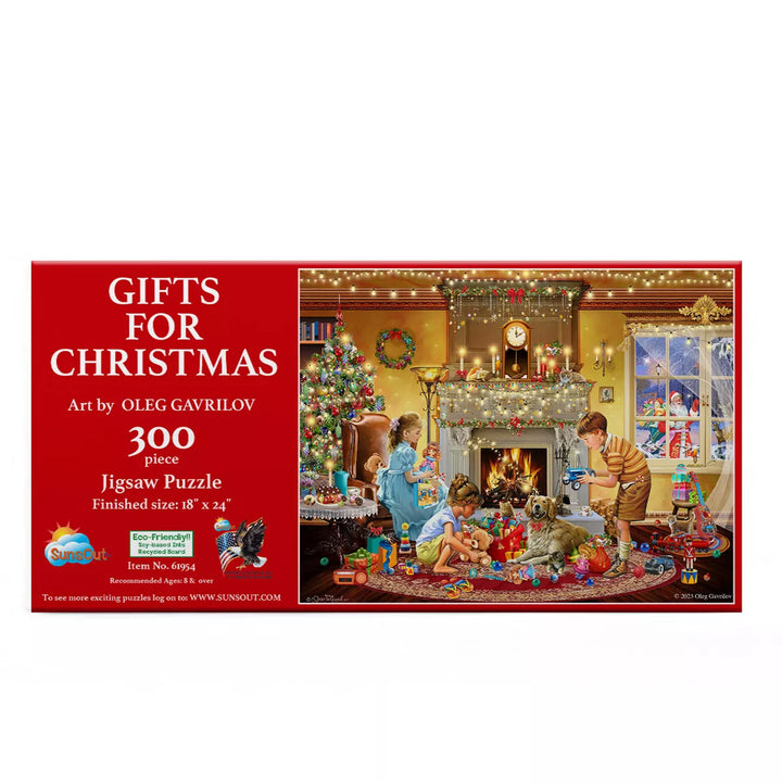 Sunsout Gifts for Christmas 300 Pc Jigsaw Puzzle 61954