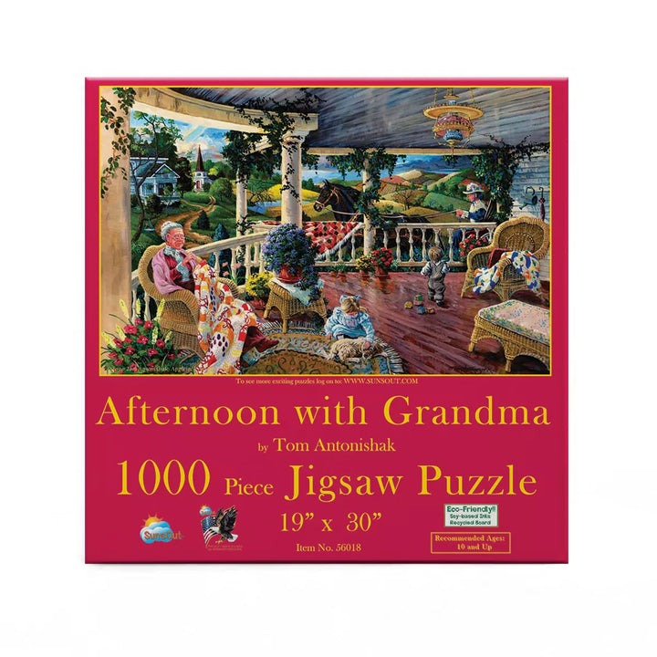 Sunsout Afternoon with Grandma 1000 Pc Mothers Day Jigsaw Puzzle 56018