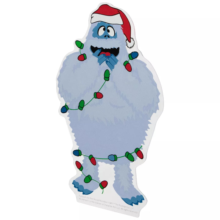 Northlight Bumble Wrapped in Lights Double Sided Christmas Window Cling Decoration