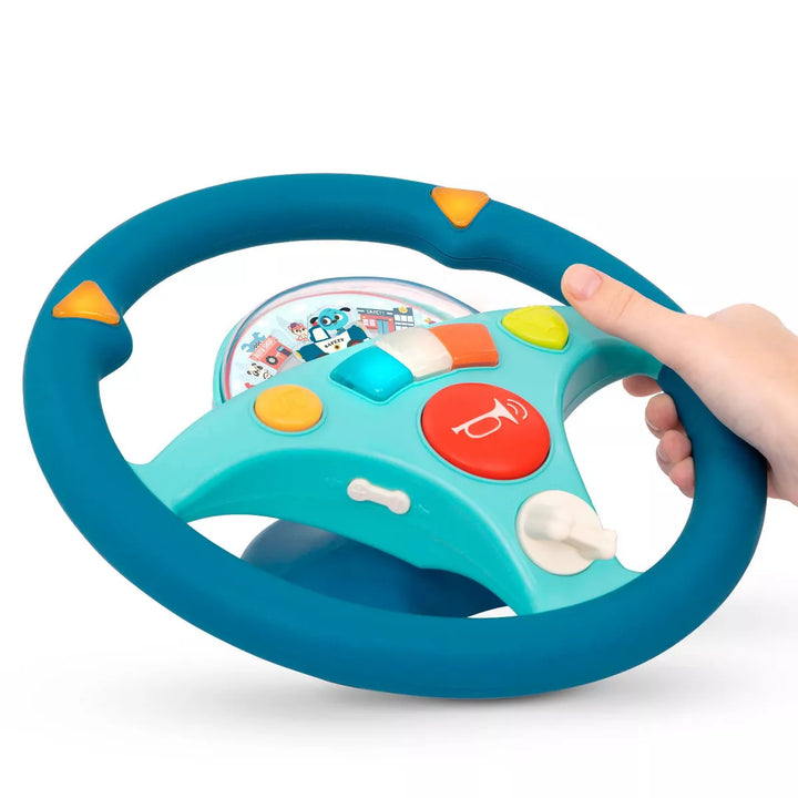 B. Toys Toy Steering Wheel - Woofer'S Musical Driving Wheel