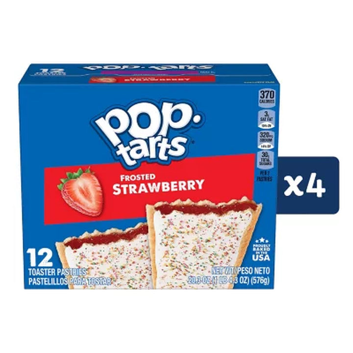 Pop-Tarts, Frosted Strawberry 48 Ct.