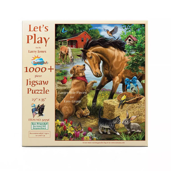 Sunsout Let'S Play 1000 Pc Large Pieces Jigsaw Puzzle 50756