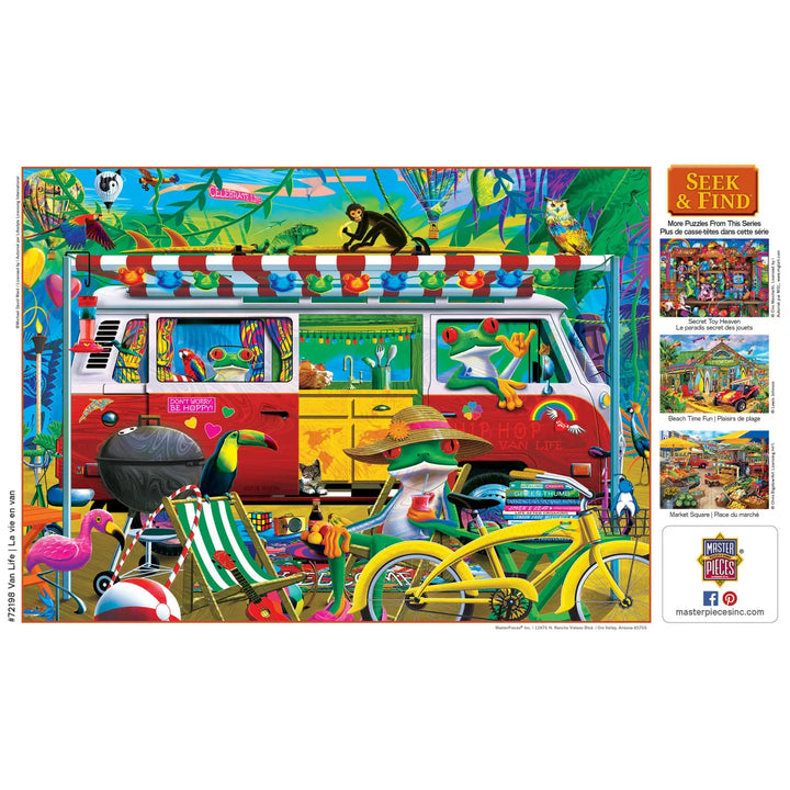 Masterpieces 1000 Piece Jigsaw Puzzle - Van Life - 19.25"X26.75".