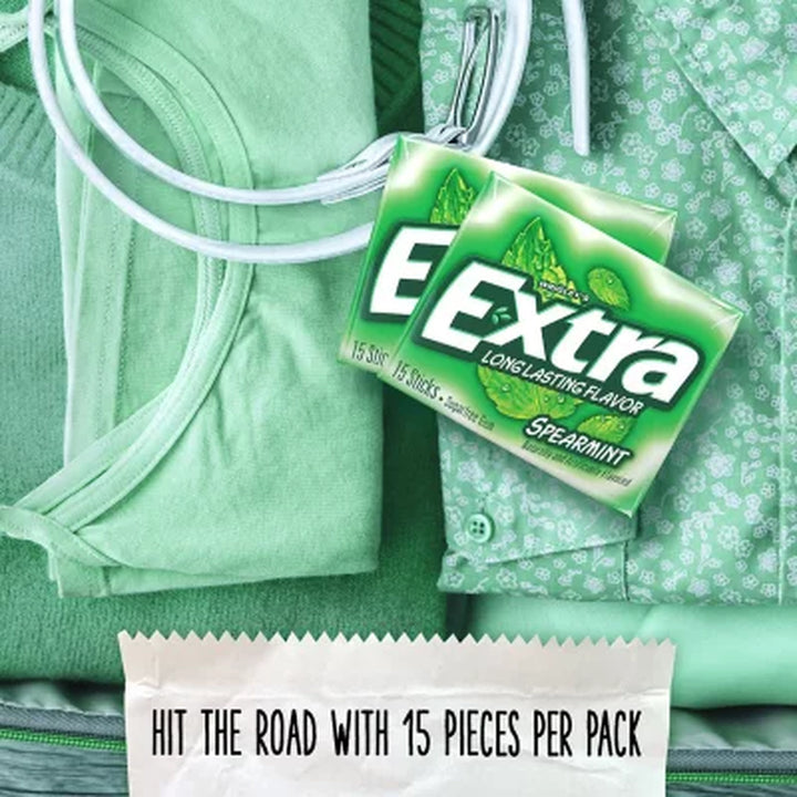 Extra Spearmint Sugar Free Chewing Gum Bulk Pack 15 Ct., 10 Pk.