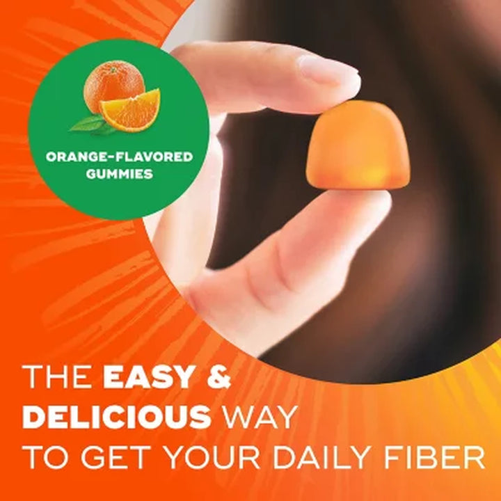Metamucil Fiber Sugar-Free Gummies, Orange, 150 Ct.