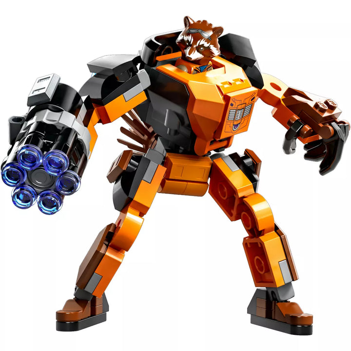 LEGO Marvel Rocket Mech Armour Superhero Action Figure 76243