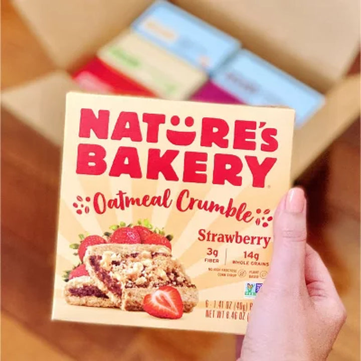 Nature'S Bakery Oatmeal Crumble Strawberry, 2 Oz., 20 Ct.